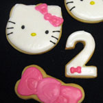 Hello Kitty cookie cutouts